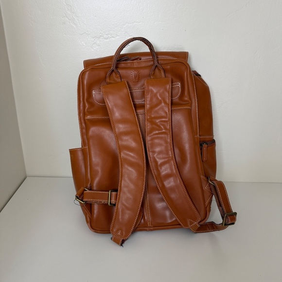 Atlas Supply Co Leather Backpack - Picture 2 of 6